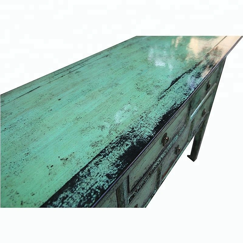 chinese antique distressed lacquered altar table living room furniture