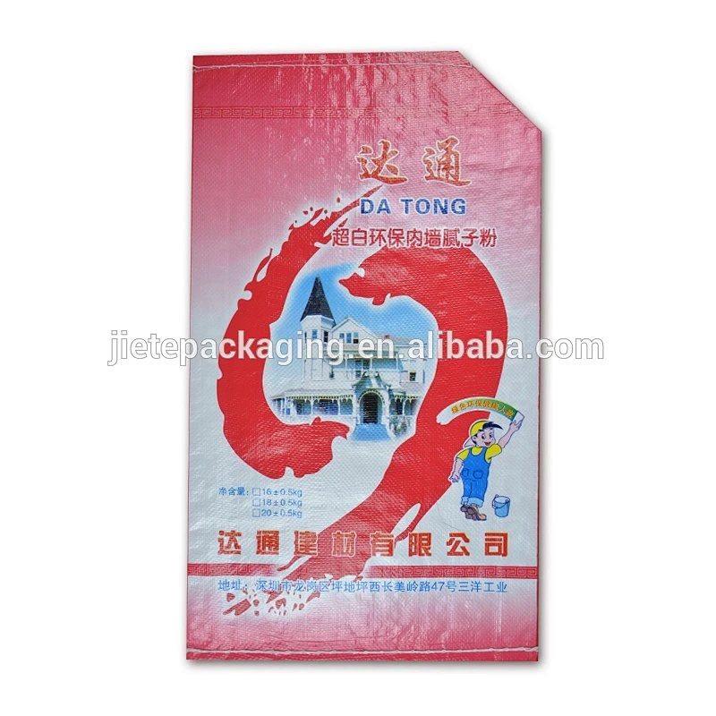 custom order sand, putty powder pp woven bag with valve port
