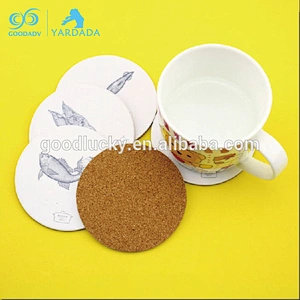 Round Thick Wooden Coaster,MDF Tableware Beverage Coaster