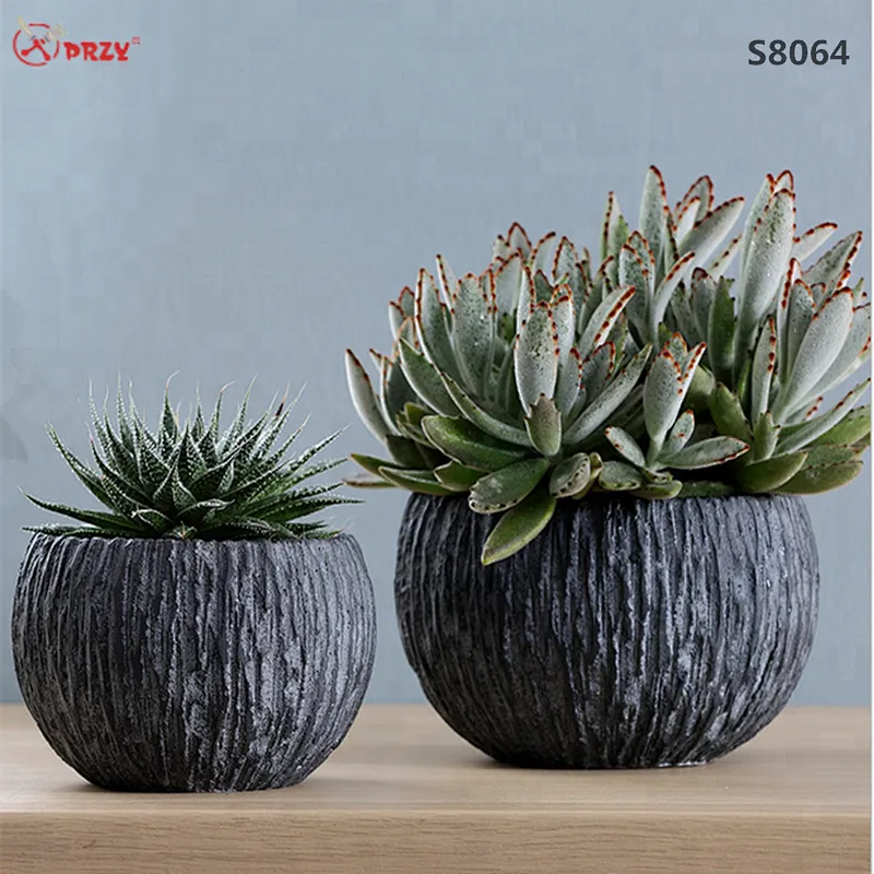S8064 Personality succulents flower pot Mold concrete planter silicone Mould handmade vase silicone Molds