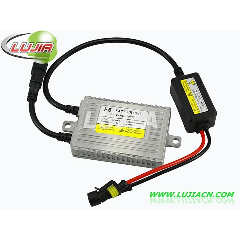 12V AC 55W super fast bright F5 h15 h7 led canbus ballast xenon hid kit