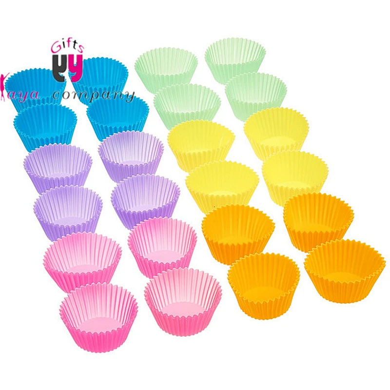 Mini Silicone Egg Bread Baking Cups Silicone Baking Cups Muffin Mould Cupcake Liner