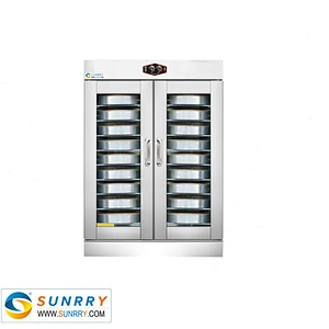 High capacity stainless steel manual control panel 20 pans industrial fermentation machine prover tank