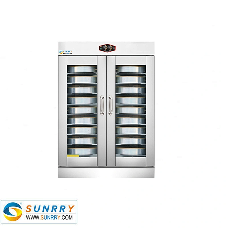 High capacity stainless steel manual control panel 20 pans industrial fermentation machine prover tank