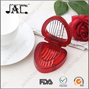 New Plastic Strawberry Egg Slicer for Cake Salad and Dessert