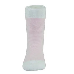 Cute lovely good quality wholesale newest cheap printed kids high-knee baby toddlers girl boypink plain socks