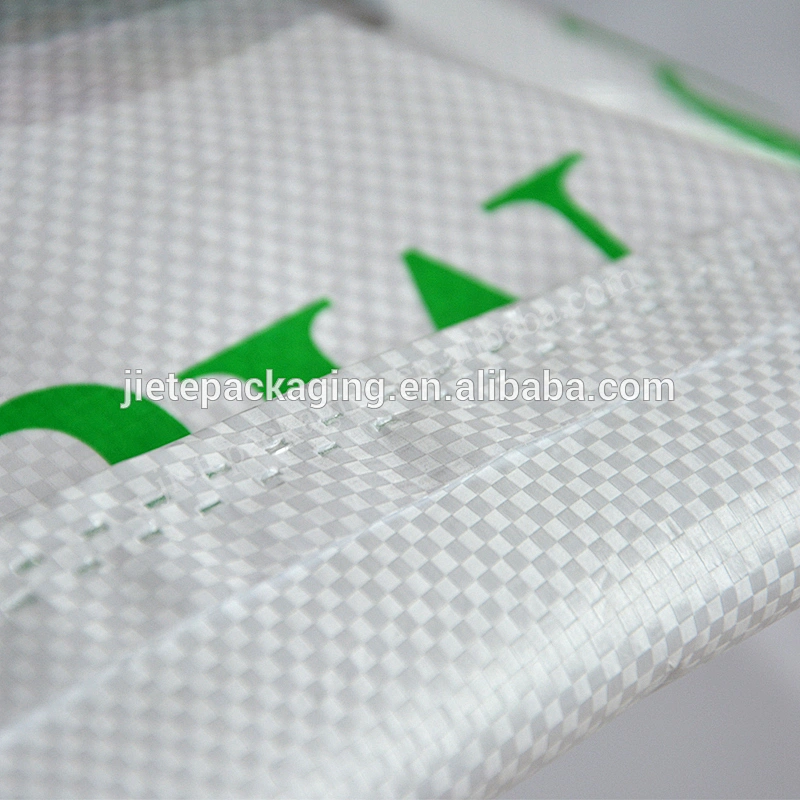 Agricultural use customized white plastic pp woven livestock animal feed bag for cow, sheep or goat