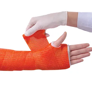 Kangda OEM Knitted Medical Fiberglass Casting Tape ,Cohesive Bandage