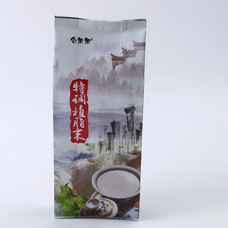 Reusable white plastic food packaging bags