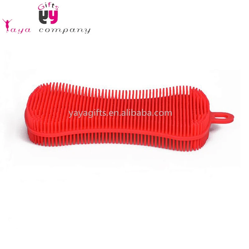 FDA Food Grade 41g Kitchen Product Tool Dish Cleaning Silicone Sponge Kitchen