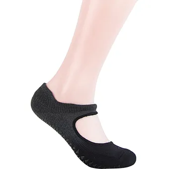 Women Nylon Pilates Yoga Anti Slip Non-Skid With Silicon Sport Socks