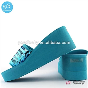Cheap wholesale casual comfort sandal high heel slipper for girls