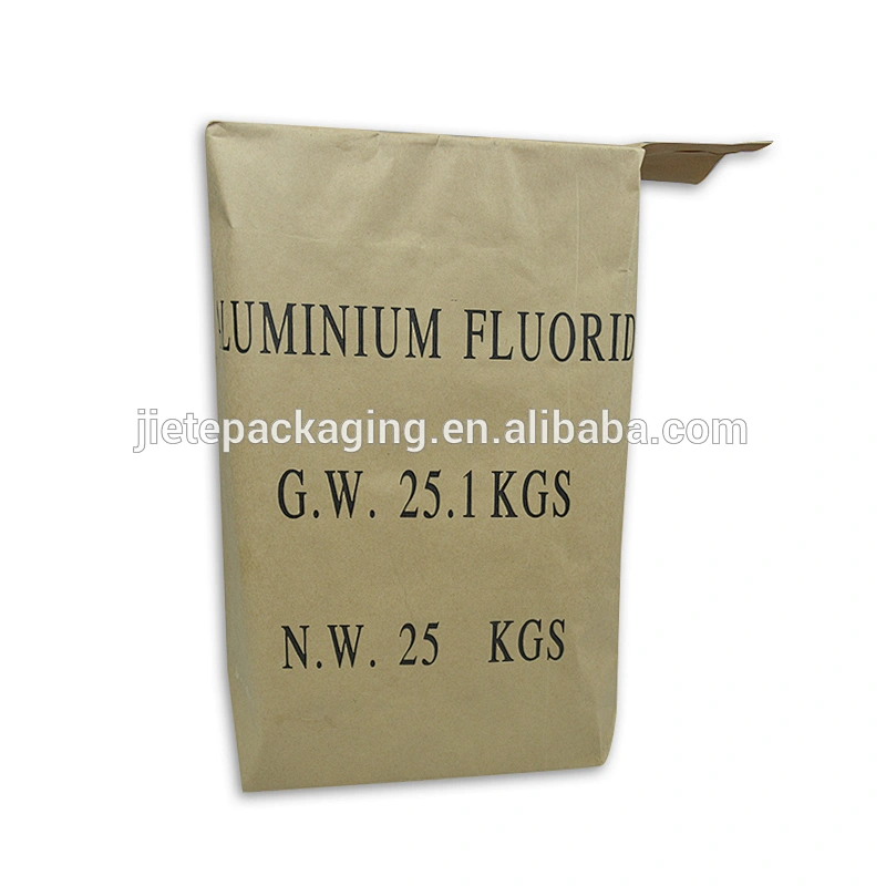 100% high quality environmental protection disposable brown kraft paper valve bags packing cement, putty, chemical powder