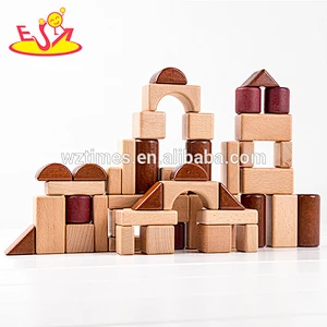 2018 Wholesale educational children's wooden building toys W13A132