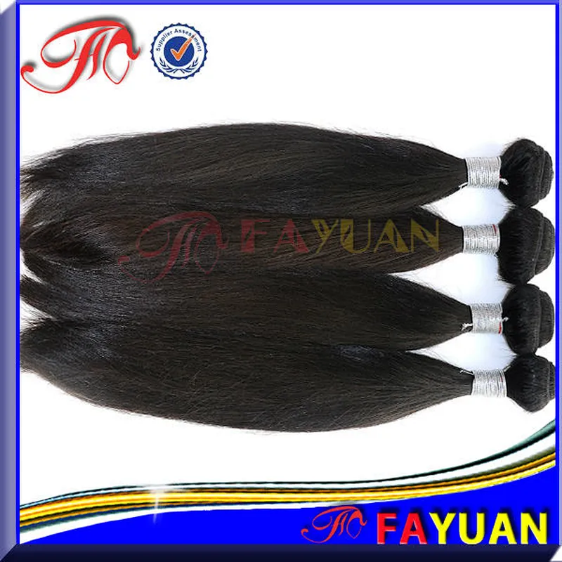 Fayuan hot sale in USA Eurasian Virgin Hair natural straight aaaaa hair weaving for black lady
