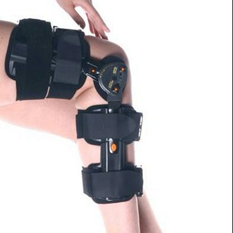 Orthopedic Angle Adjustable Rom Neoprene Hinged Knee Brace and Support