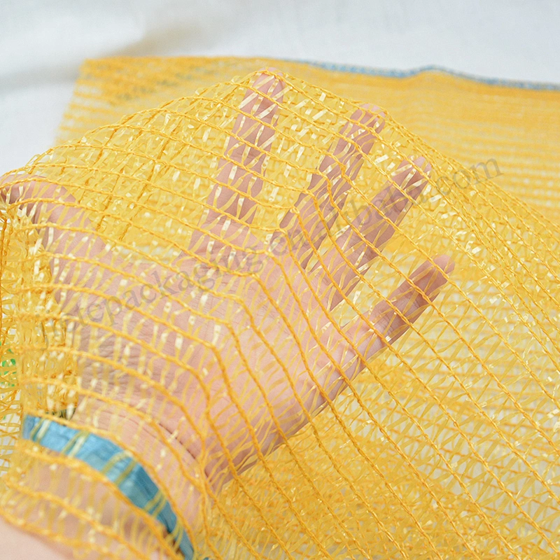 Export orange Raschel mesh bag for packing garlic onions potatoes carrots