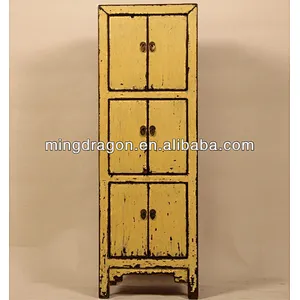 Chinese antique shanxi elm wood bedroom closet wardrobe cabinet