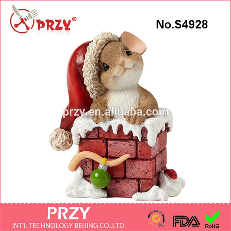 S4928 Mice Santa Claus 3d silicone soap mold Christmas soap molds silicone mold