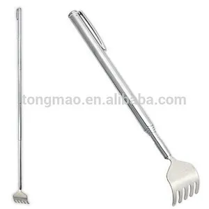 2016 hot sale Stainless steel Handy Pocket Pen Clip Back Scratcher
