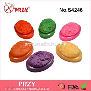 S4246 PRZY Silicone mold - Lady - Soap making -fimo, resin, polymer mould soap mold for loaf