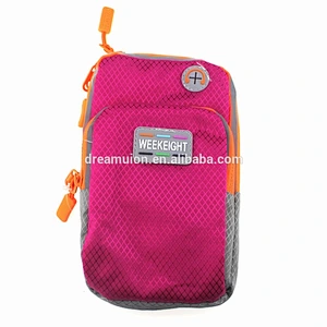 Sports Armband Double Pockets Multifunctional Outdoor Arm Wrist Bag Package