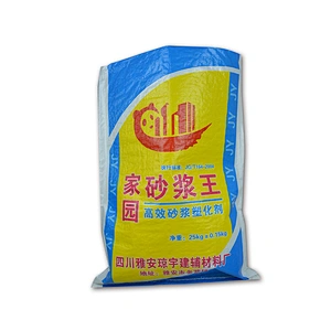 25kg bilding mortar packing bag pp woven self-seal bag for packaging