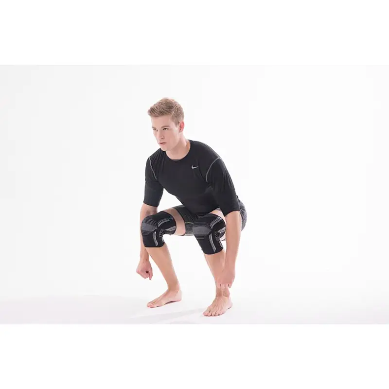 Ebay & Amazon Nylon Hot Selling Knitted Running Knee Support for Men