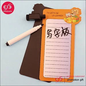 Guangzhou factory wholesale magnetic mini whiteboard for milk powder gifts with teddy bear magnetic drawing board