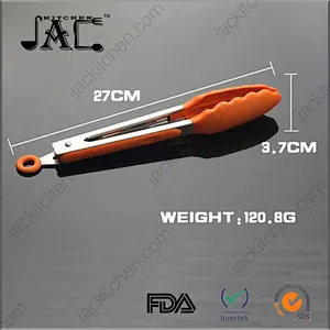 Safe Stainless Steel Heat Resistant Food Tongs