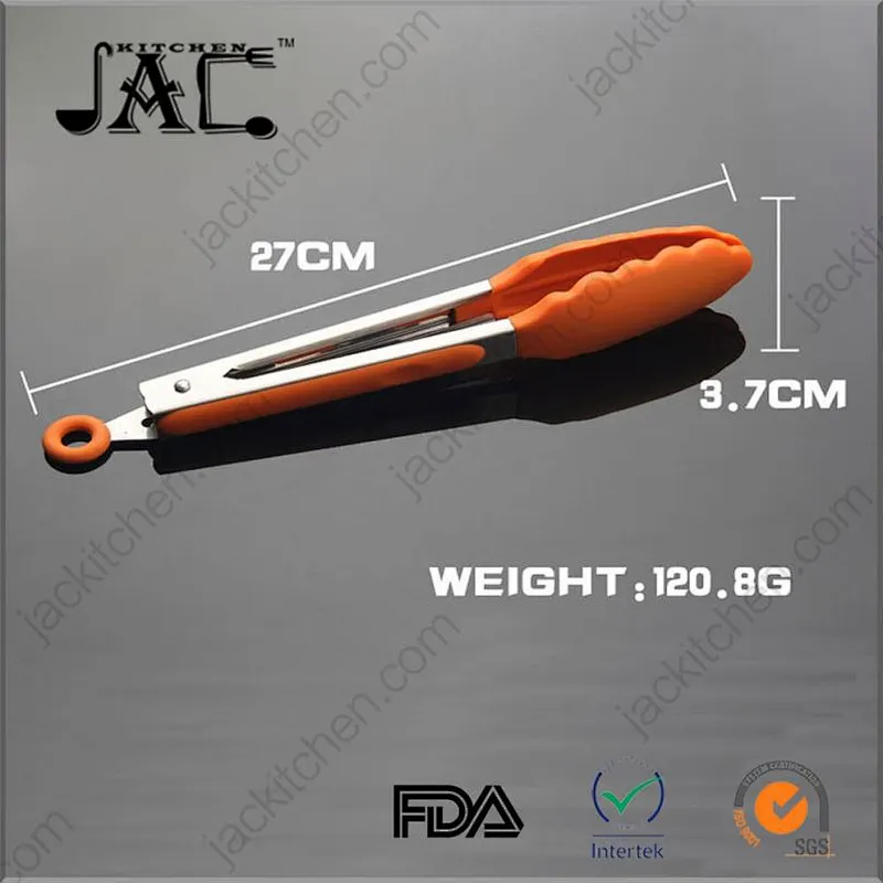 Safe Stainless Steel Heat Resistant Food Tongs