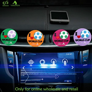 2018 car air Conditioning Vent freshener,Football World Cup style,Environmentally friendly air freshener clip in stock