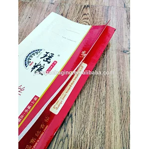 Top sale customized plastic pp woven laminated and printed rice bag 50kg