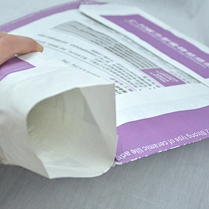 Customized wholesale plastic paper cement valve bag 25kg