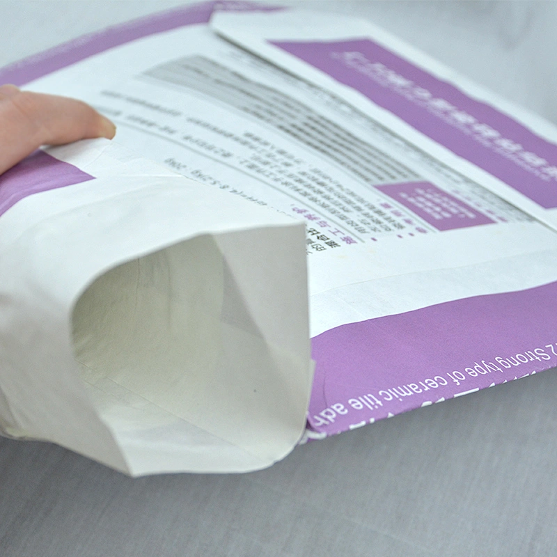 Customized wholesale plastic paper cement valve bag 25kg