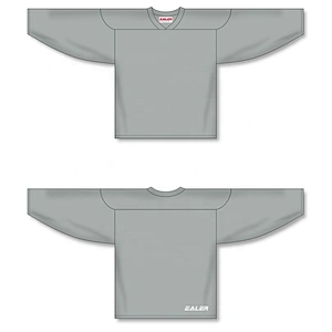 High quality cheap practice hockey jerseys In stock-Grey