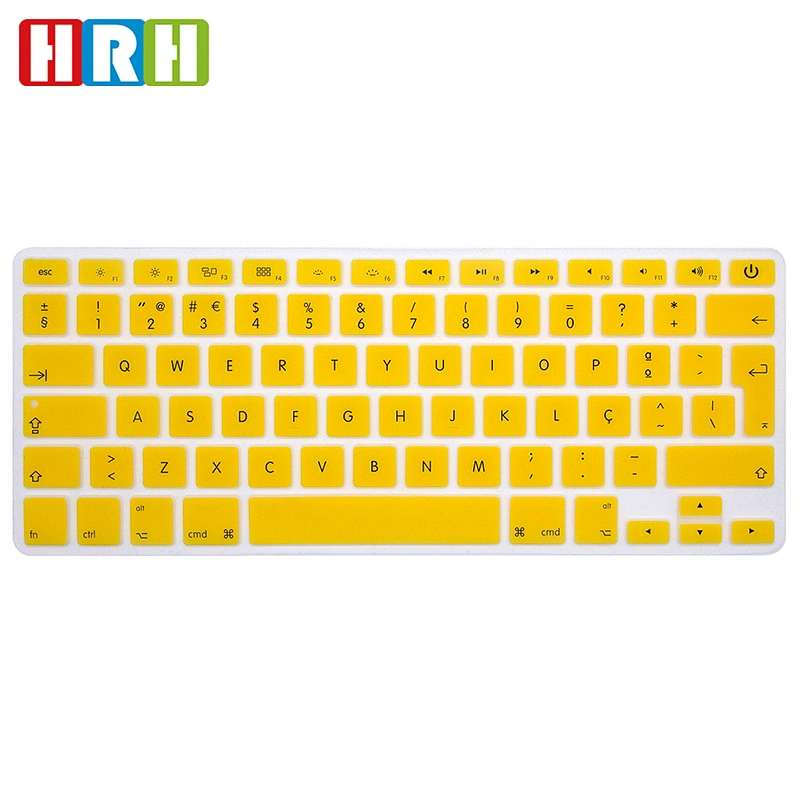 Silicone Portuguese Keyboard skin custom silicone keyboard cover keyboard protector For Macbook Pro 13 Without Touch Bar A1708