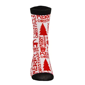 High Technique Printing Crew Sock Christmas Style Women Fashion Sock