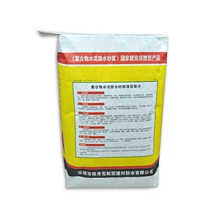 kraft paper valve bag for cement putty powder packing 20kg