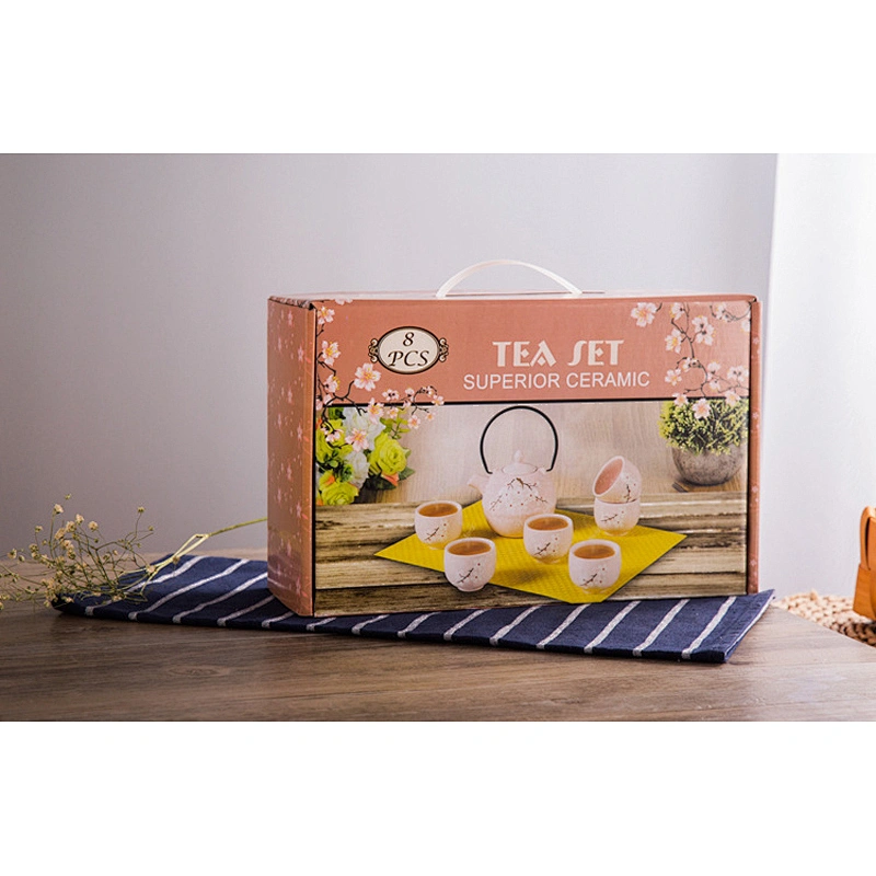 2019 eco-friendly material ceramic tea sets for restaurant