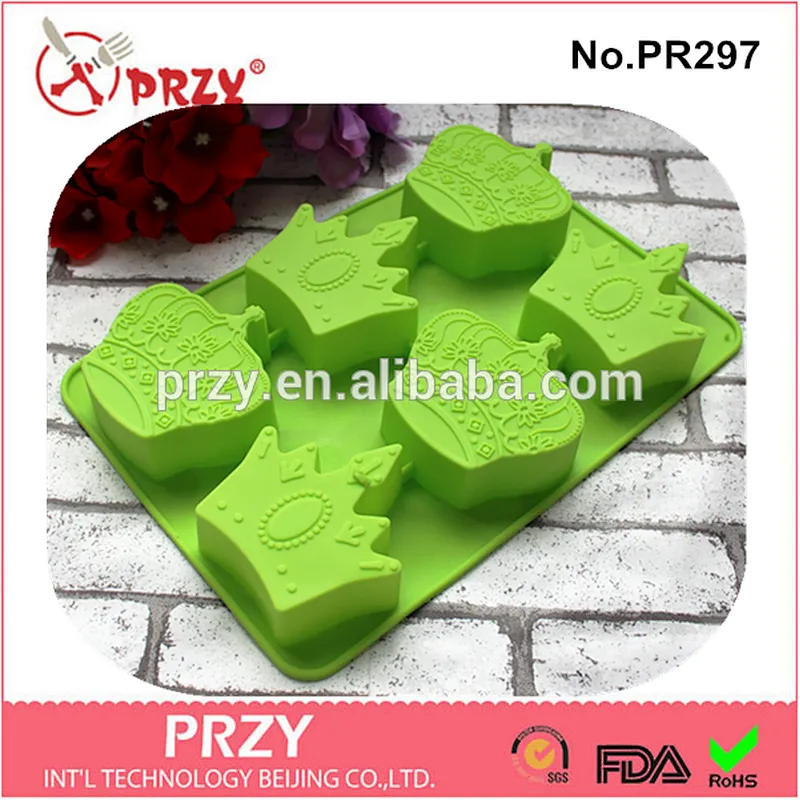 Top selling Handmade crown silicone molds for soap