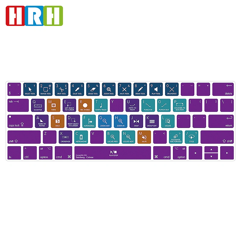 Wholesale China Steinberg Cubase Hot key Shortcuts Ultra-thin TPU Keypad Skin for Mac keyboard Cover A1706 A1707