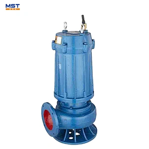 Solids handling centrifugal submersible pump