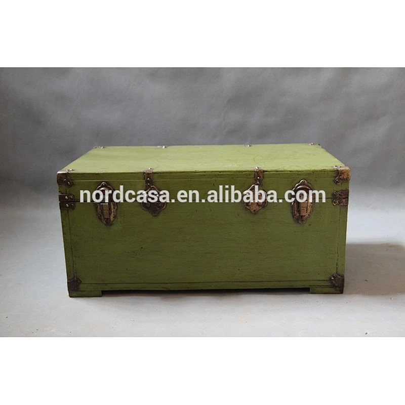 Chinese antique camphor wood trunk