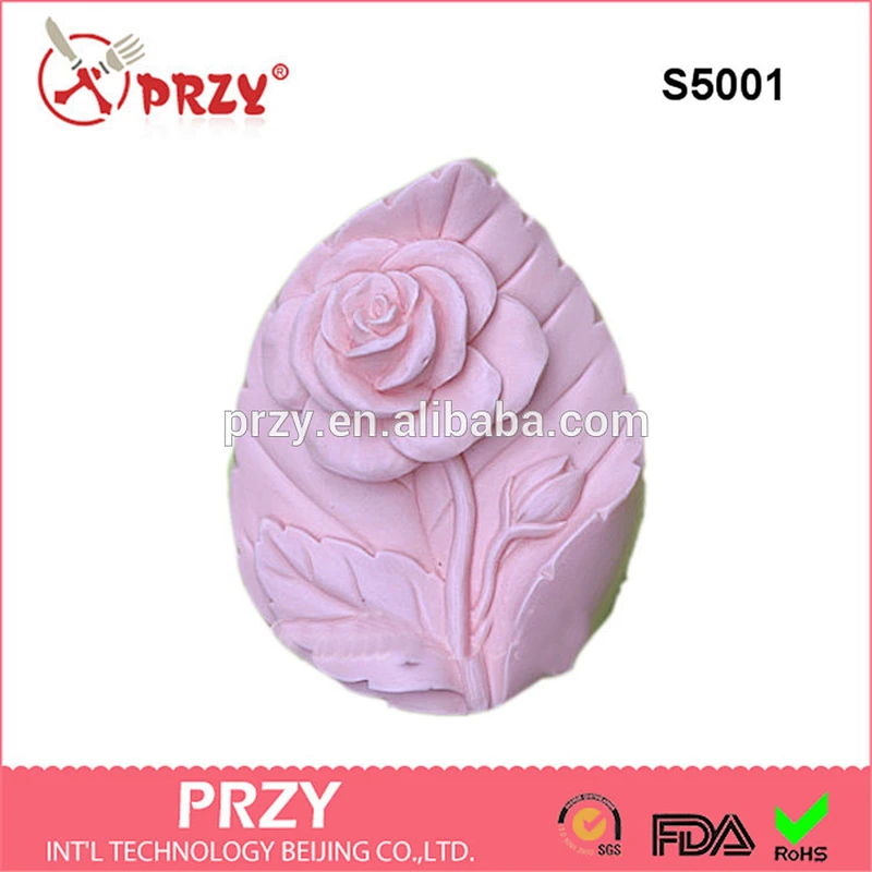 3d rose flower silicone soap molds silicone mold for soap DIY soap mold -S5001
