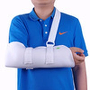 Medical Arm Sling Arm Brace Arm Support Breathable Mesh Shoulder Immobilizer with Splint Strap