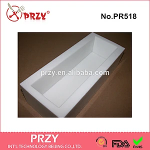 PR518 Custom Food grade Silicone Baking Molds Silicone mold 2 cm product weight 1200g toast mode handmade soap tools
