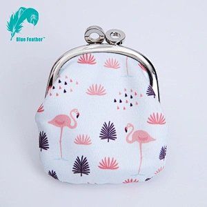 2018 factory custom coin purse pu leather purse
