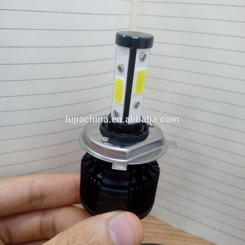 Factory price LED auto parts X6 H4 72w 7200lm led headlight for electric cars all in one HB3 HB4 H4 bulbs P9 8G