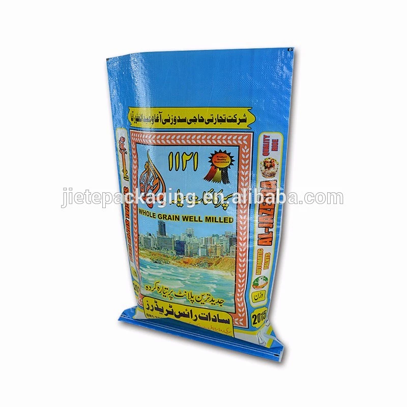 Video, 100% new high quality customized plastic PP woven bags for packing 25kg rice in Pakistan
